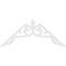 Ekena Millwork Pitch Amber Architectural Grade PVC Gable Pediment, 60"W x 27 1/2"H x 1"P (11/12) GPP060X028X100AMB - alternate 4